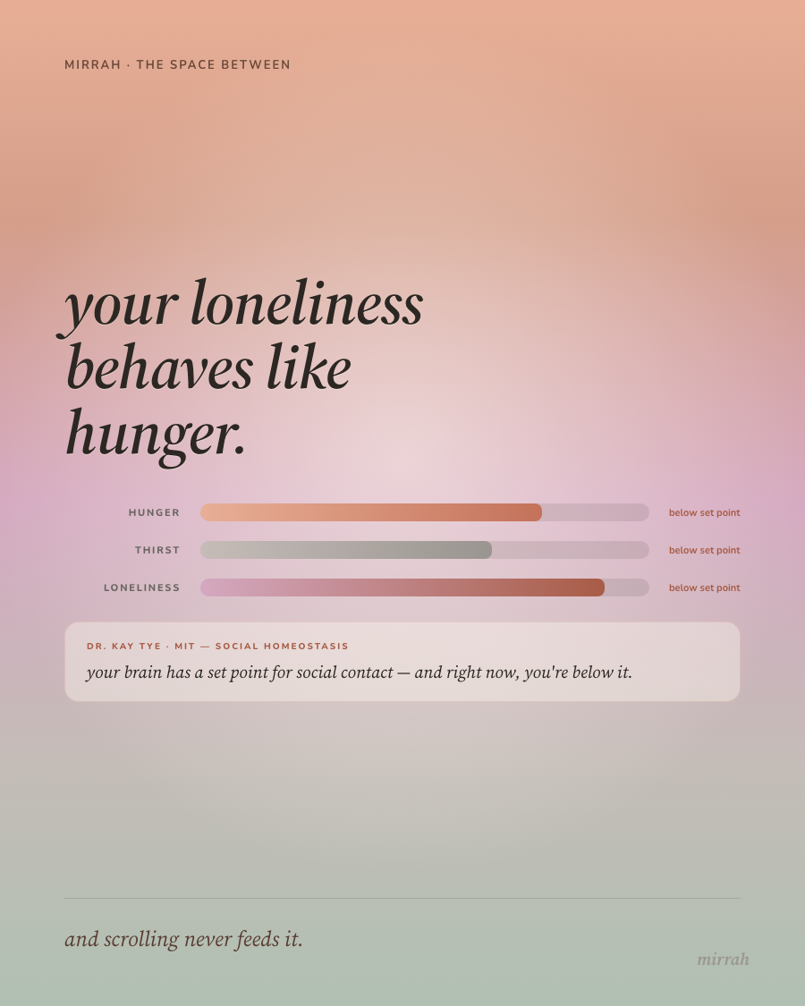 Why Loneliness Feels Physical — and Why Scrolling Never Fixes It